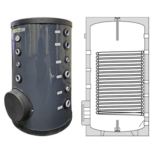 23 - BSHX series - For heat pump with large surface INOX heat exchanger category image