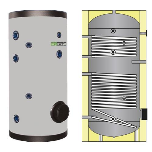 28 – SOX series - INOX indirect storage tank with two heat exchangers category image